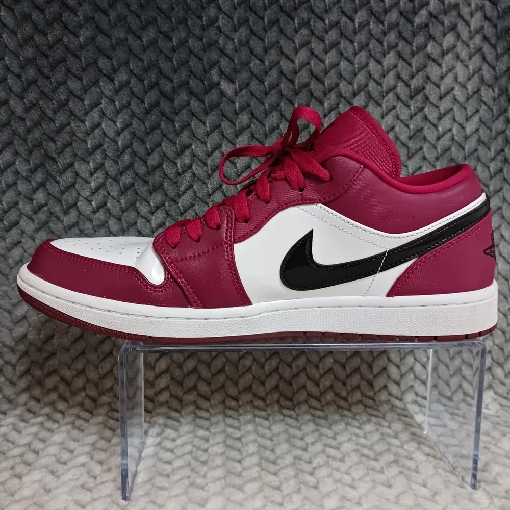 Air Jordan 1 Low Noble Red Men's Sneakers Shoes Size 11